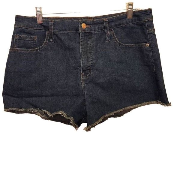 Wild Fable Cut Off Denim Shorts Blue Women's Size 14 - Picture 1 of 4
